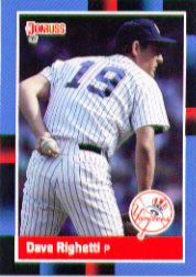 1988 Donruss Baseball Cards    093      Dave Righetti